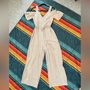 Striped jumpsuit